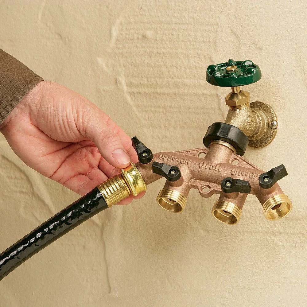 Brass Hose Faucet Manifold A1504