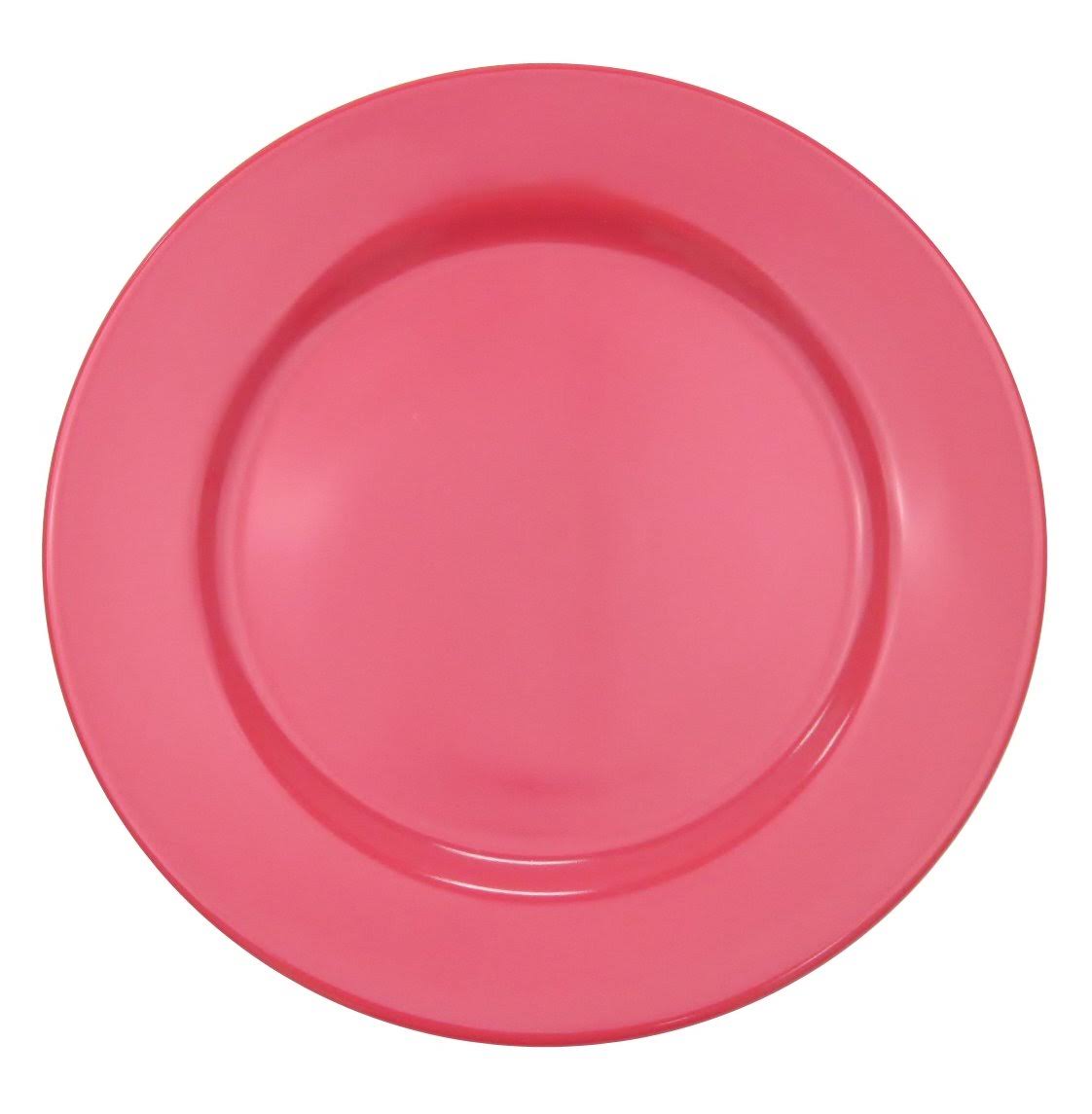9-Inch Red Stoneware Plate, Box of 24 M975