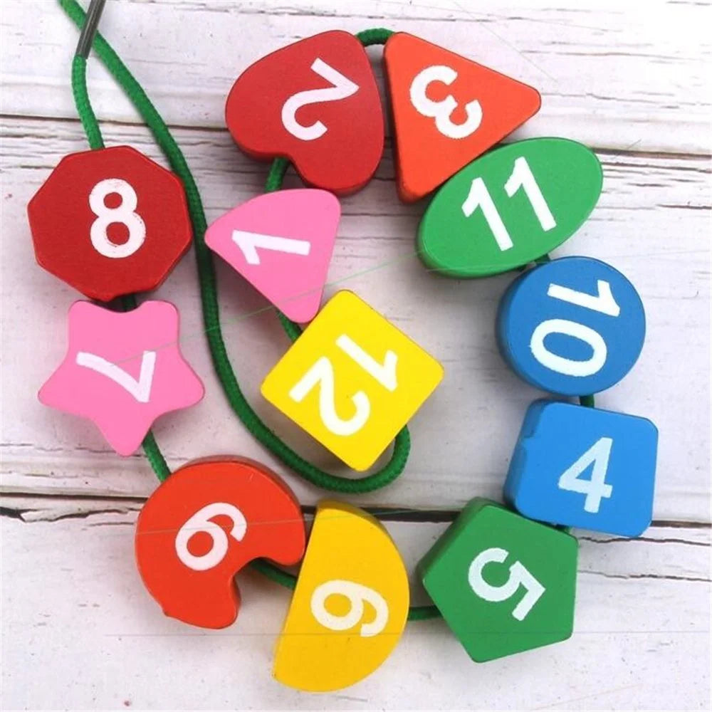 Wooden Shape Color Sorting Clock Toy Number Blocks Puzzle Stacking Sorter Jigsaw Early Learning Educational Toy Y4403