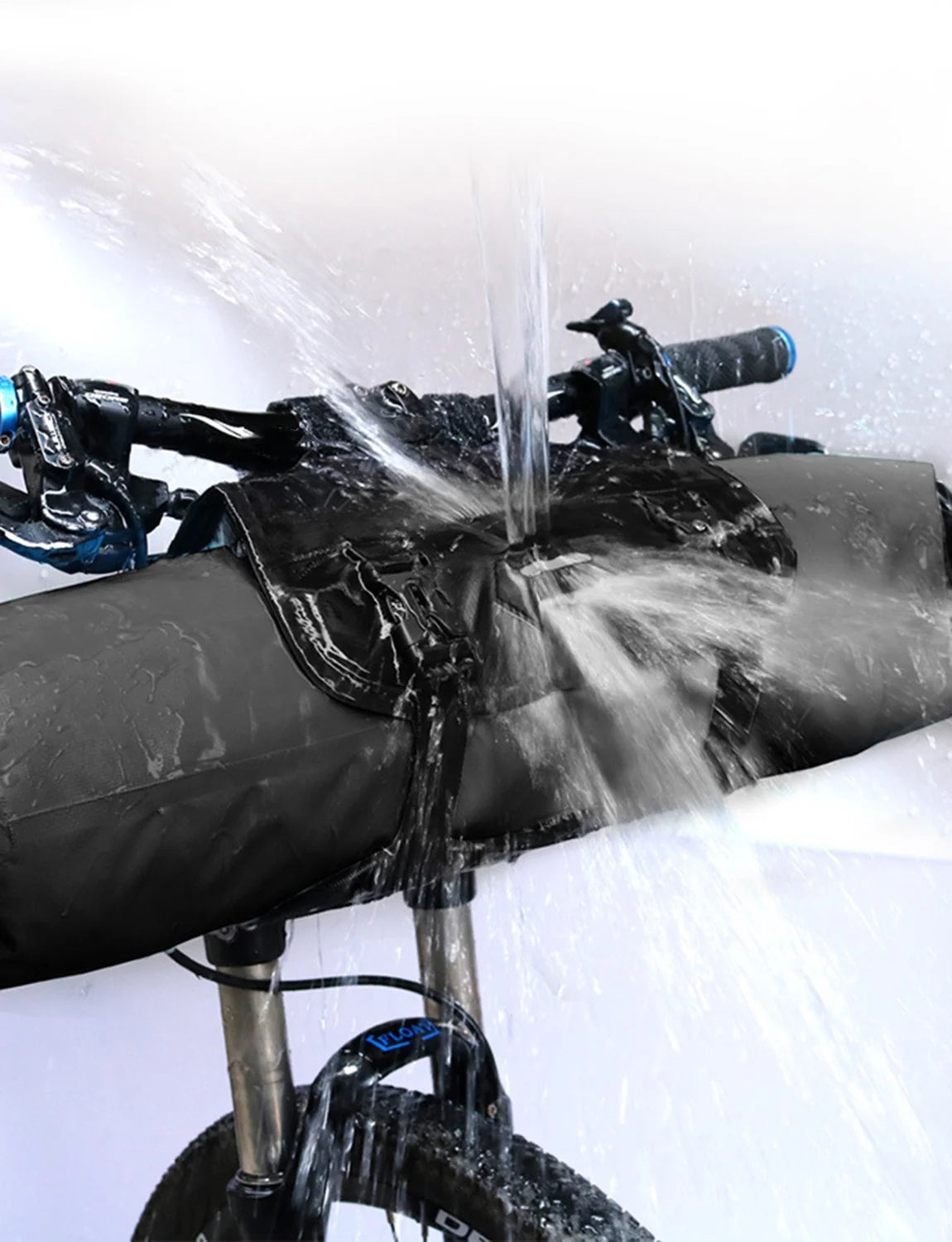 Waterproof Bike Handlebar Bag with Detachable Cycling Dry Pack (3-7L) W160