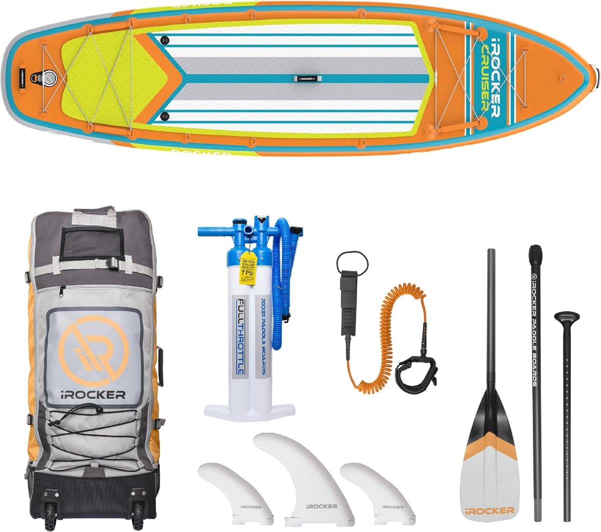 Inflatable Stand Up Paddle Board 10'6 Long 33 Wide 6 Thick F7227