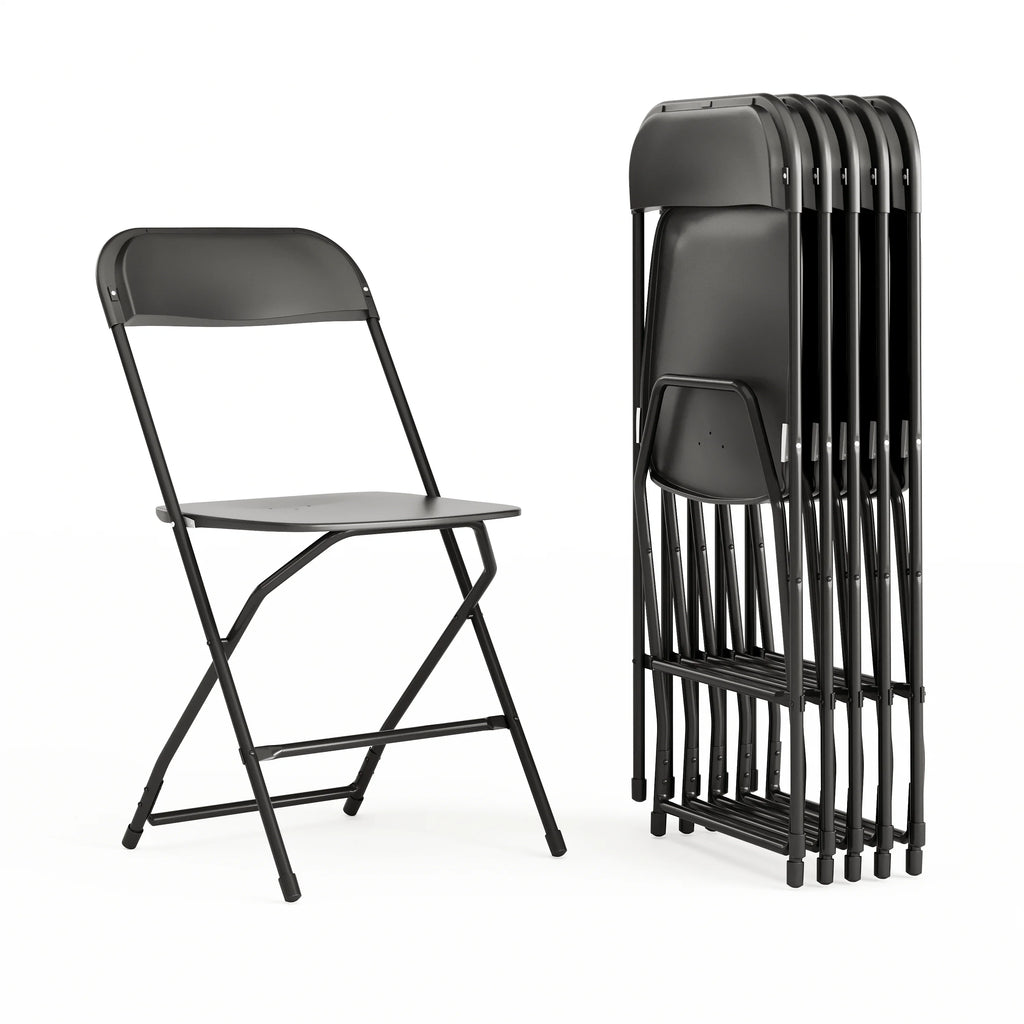 White Plastic Folding Chair 6 Pack H692031