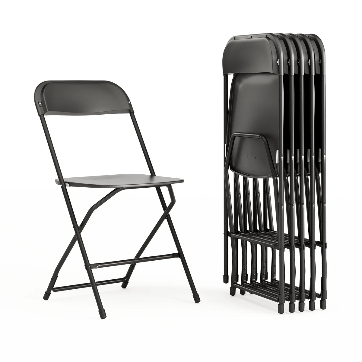 White Plastic Folding Chair 6 Pack H692031