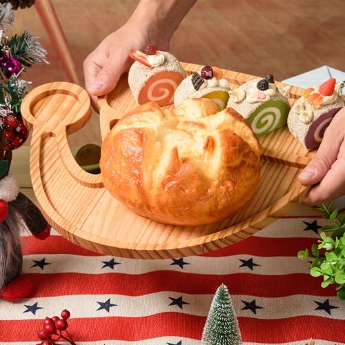 Wooden Christmas Tree Serving Tray G70488