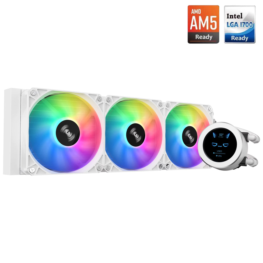 360 CPU Liquid Cooler White A218