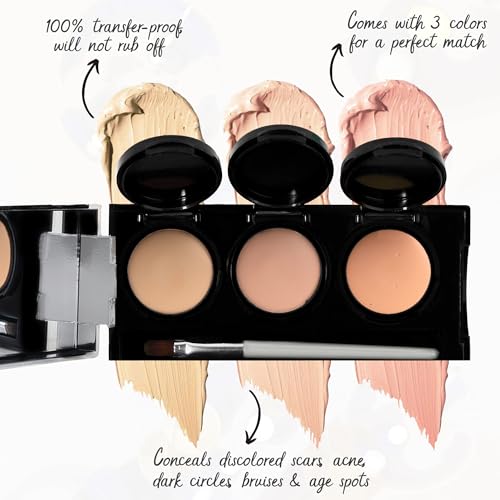Waterproof Concealer Palette with Brush Y588