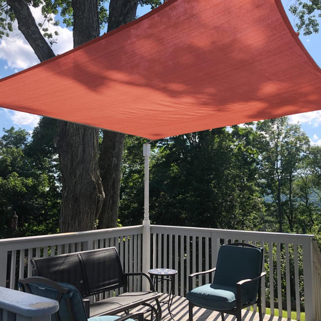Heavy Duty Rectangle Sun Shade Sail 26' x 20' Pack of 2 T21081