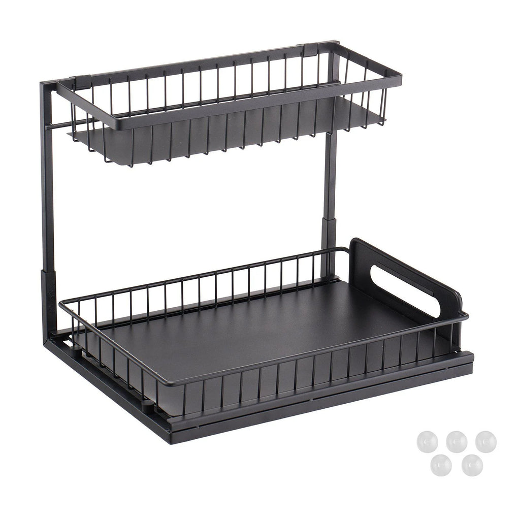 2-Tier Pull Out Cabinet Organizer A1468