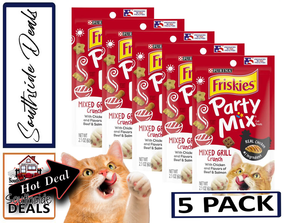 Cat Treats 5 Pack 2.1 oz Pouches A884656