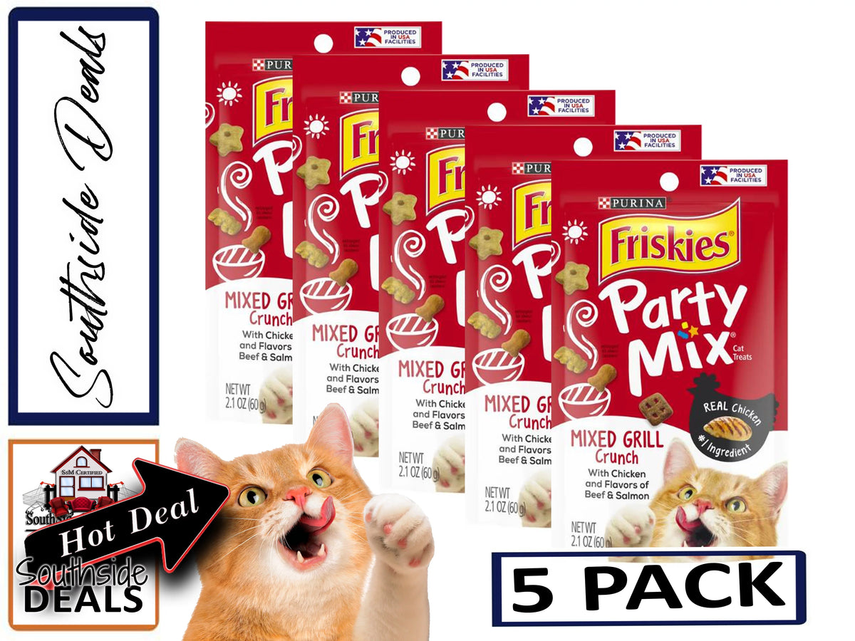 Cat Treats 5 Pack 2.1 oz Pouches A884656