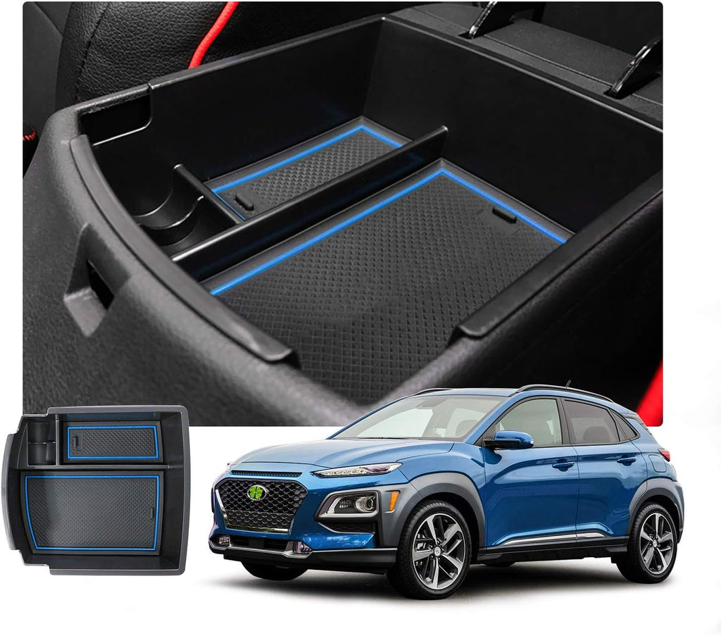 Blue Car Center Console Organizer Tray Pack of 2 K17878