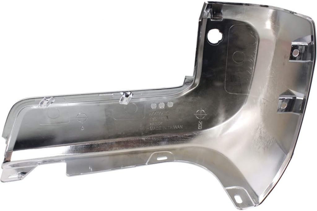 Toyota Tacoma Rear Chrome Plastic Bumper End Pair D7004