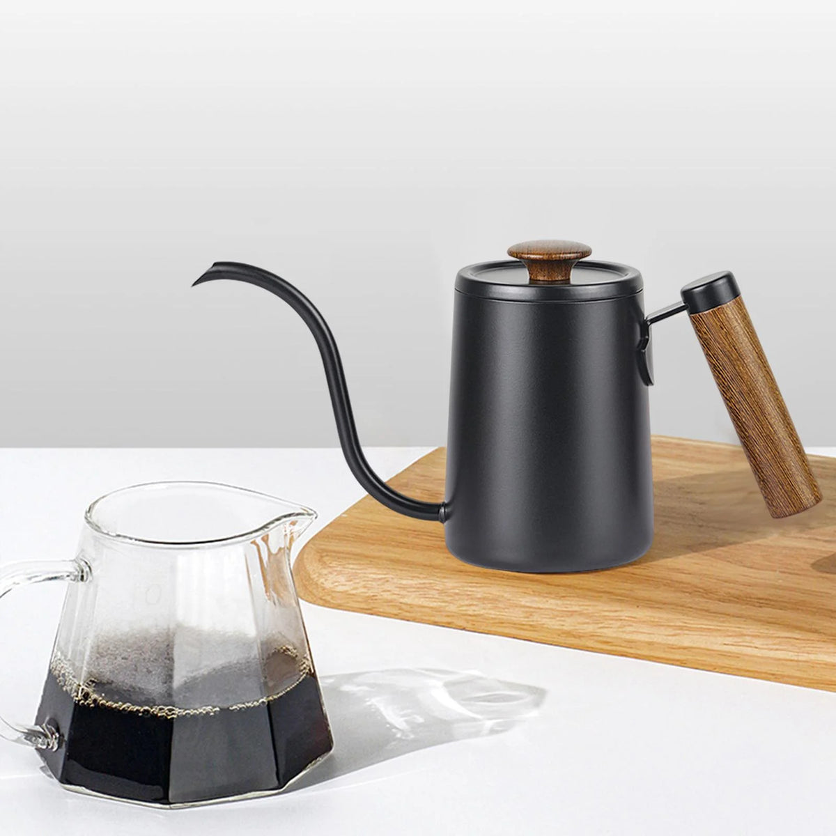 Black Gooseneck Coffee Kettle K192