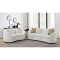 Latte Fabric Upholstered 2-piece Living Room Set J4715