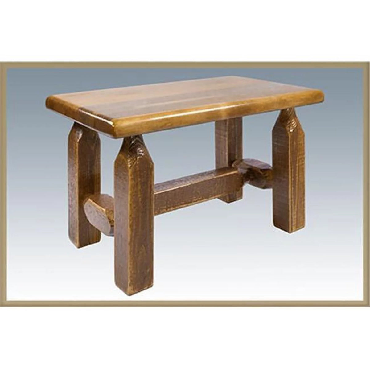 Stained and Lacquered Ottoman V67802