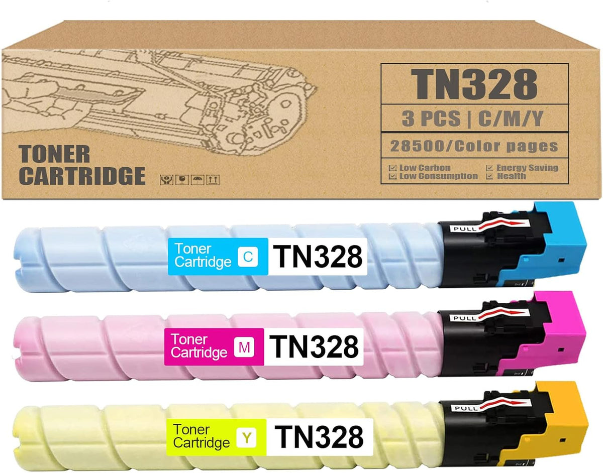 Toner Cartridge 3-Pack for Bizhub C300i C360i C250i C7130i K68027