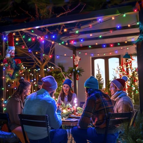500 LED Orange and Purple Halloween String Lights R96623