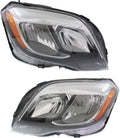 Headlight Assembly Driver and Passenger Side with Bulbs E388