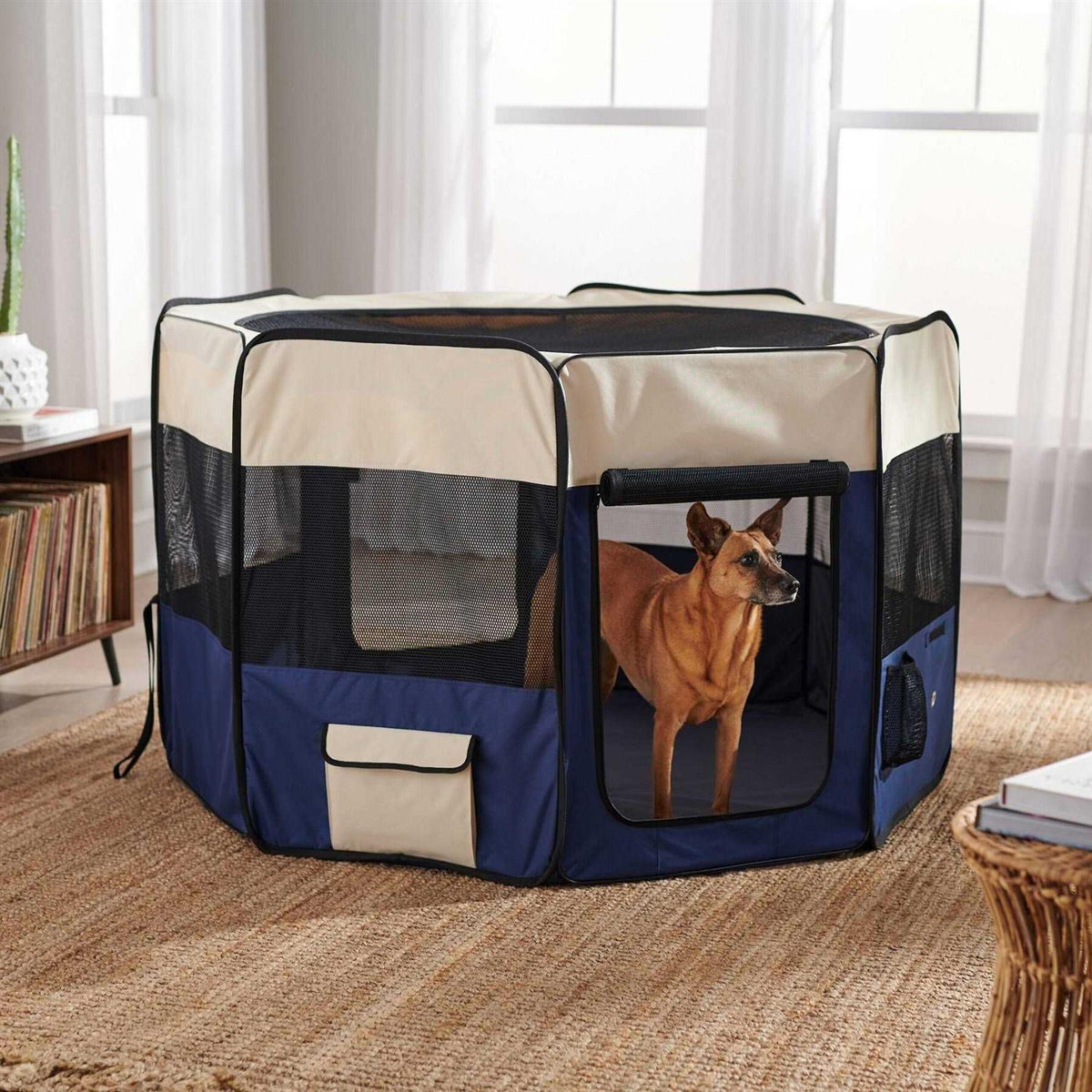 Soft-Sided Dog Cat Exercise Playpen U8772