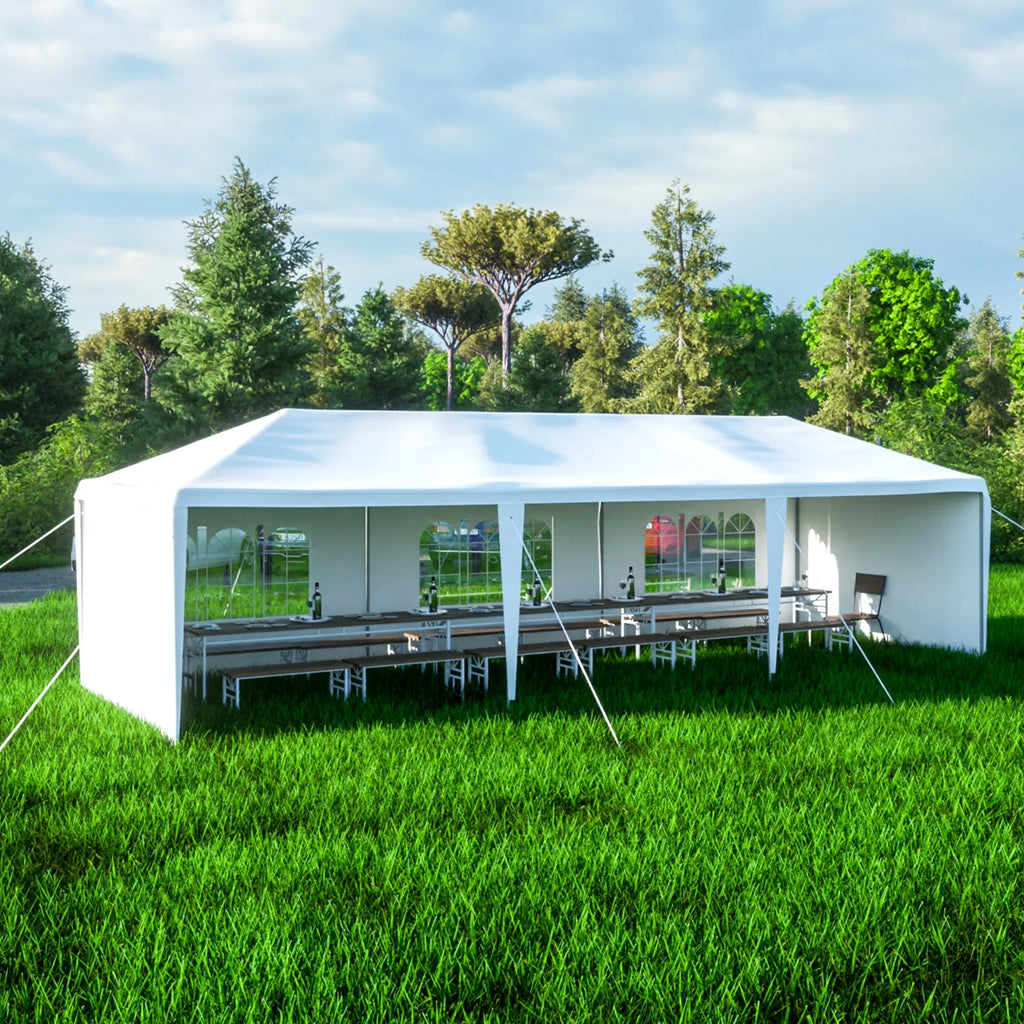10x30' Outdoor Canopy Tent with 8 Removable Sidewalls E156