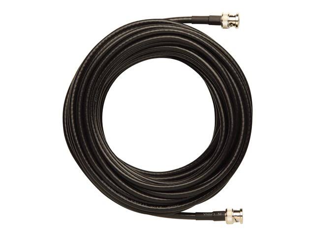 BNC-to-BNC Remote Antenna Extension Cable, Black, 50 ft R755
