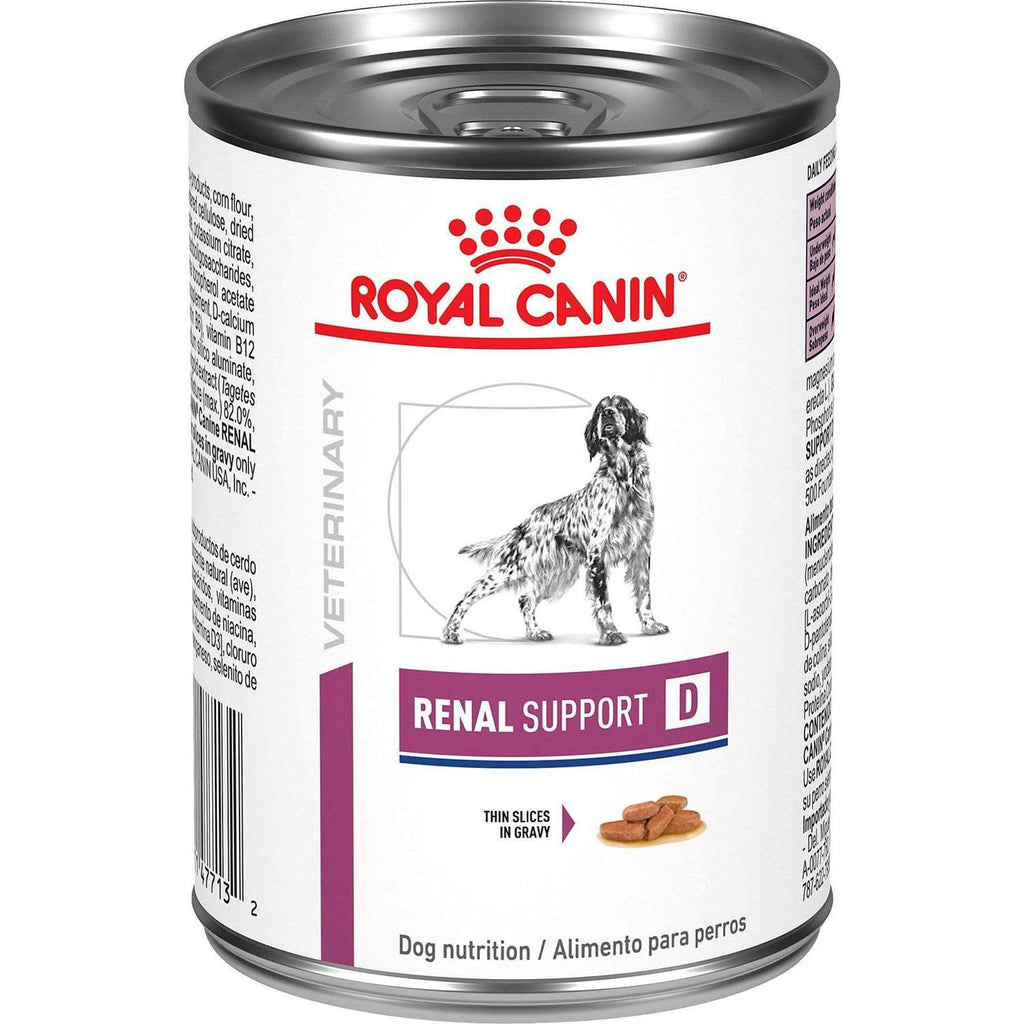 Veterinary Diet Adult Renal Support D Thin Slices in Gravy Canned Dog Food C8604