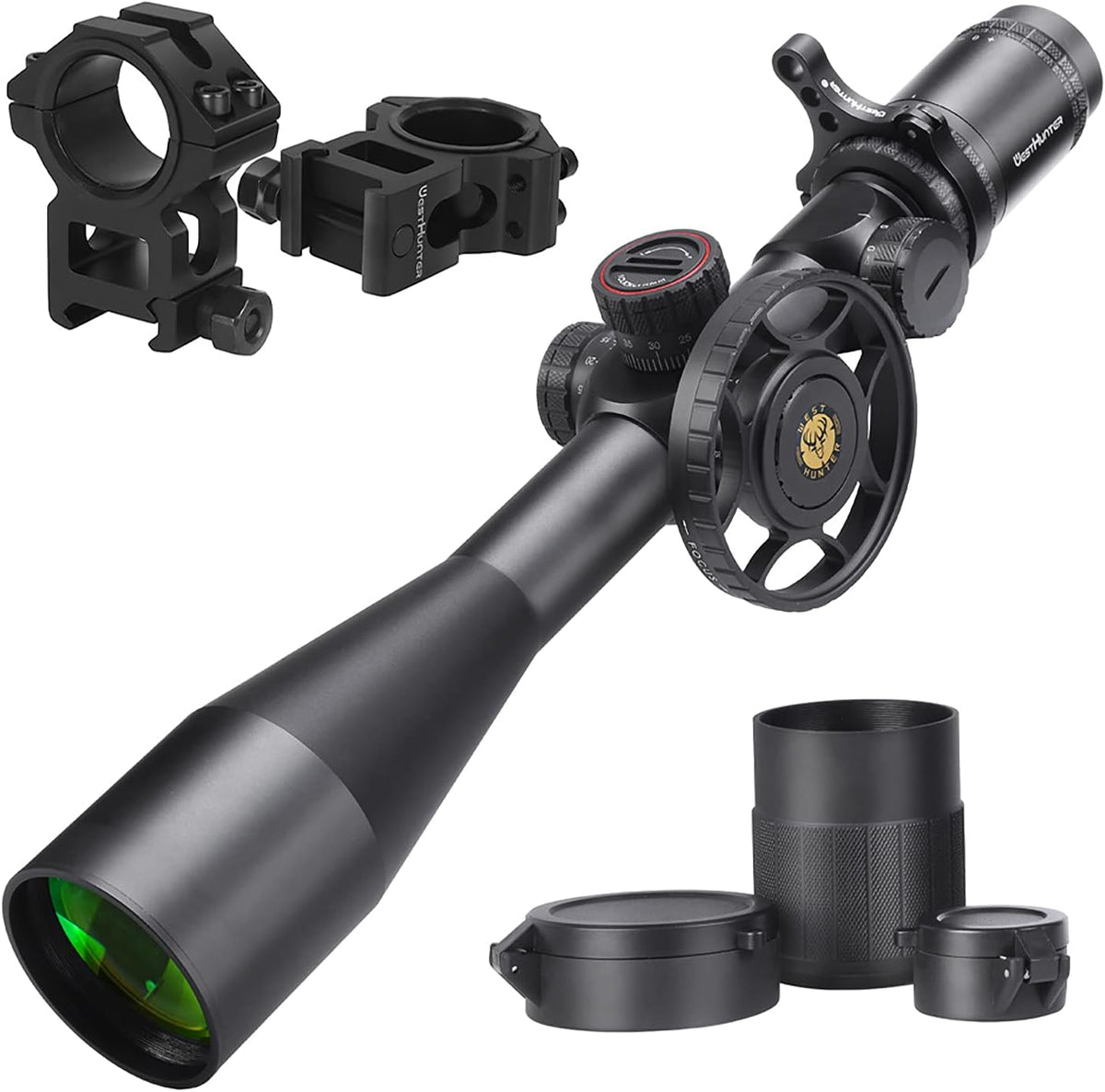 30 mm Tube First Focal Plane Illuminated Etched Glass Reticle Tactical 1/10 MIL Precision Shooting Scope F4043