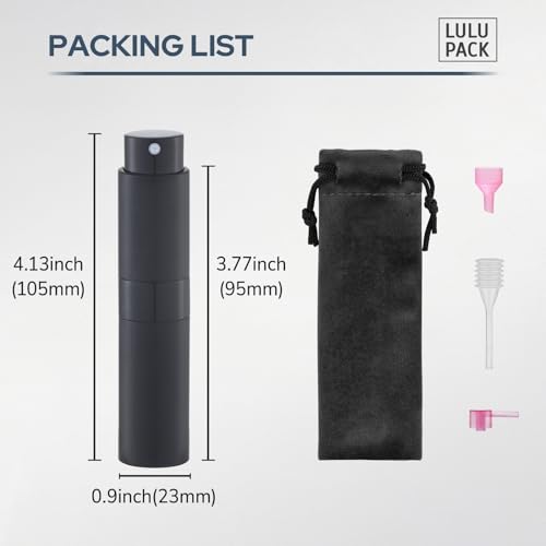 8ml Refillable Perfume Atomizer Travel Spray Bottle (6pcs) L1075