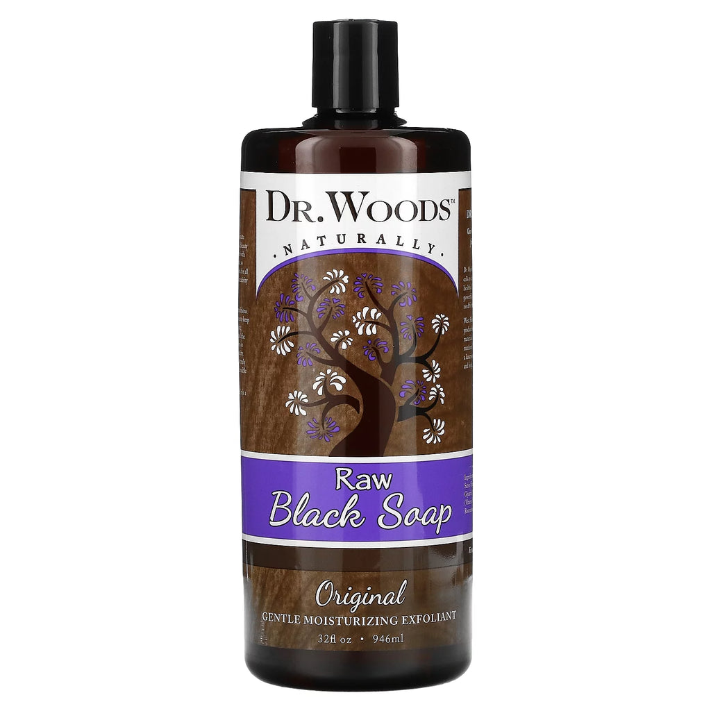 Raw Black Soap, 32 fl oz O389