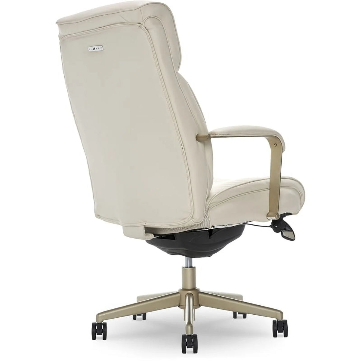Ivory White Faux Leather Executive Office Chair U152825