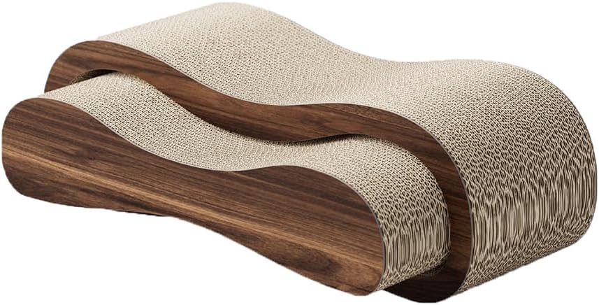 Cat Scratcher Cardboard Lounge Bed Scratching Post T654335