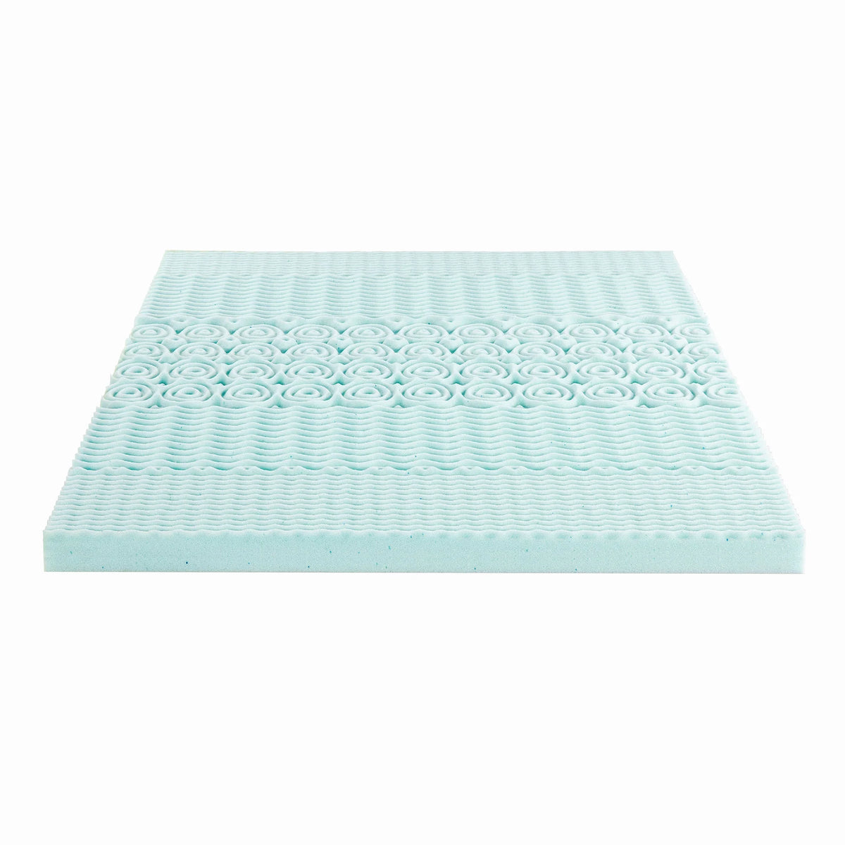 4" 5-Zone Cooling Gel Memory Foam Mattress Topper Y35491