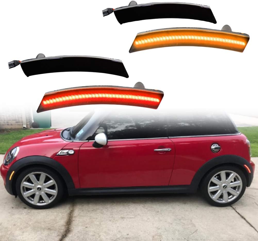 Smoked Lens Amber/Red Full LED Side Marker Light Kit Pack of 2 K316335