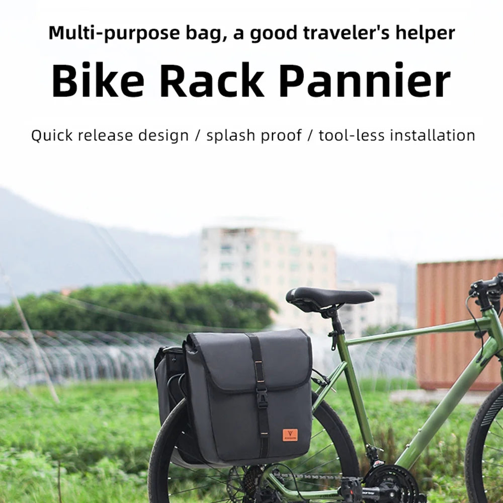Waterproof Bike Panniers Bag 2pcs Set D3061