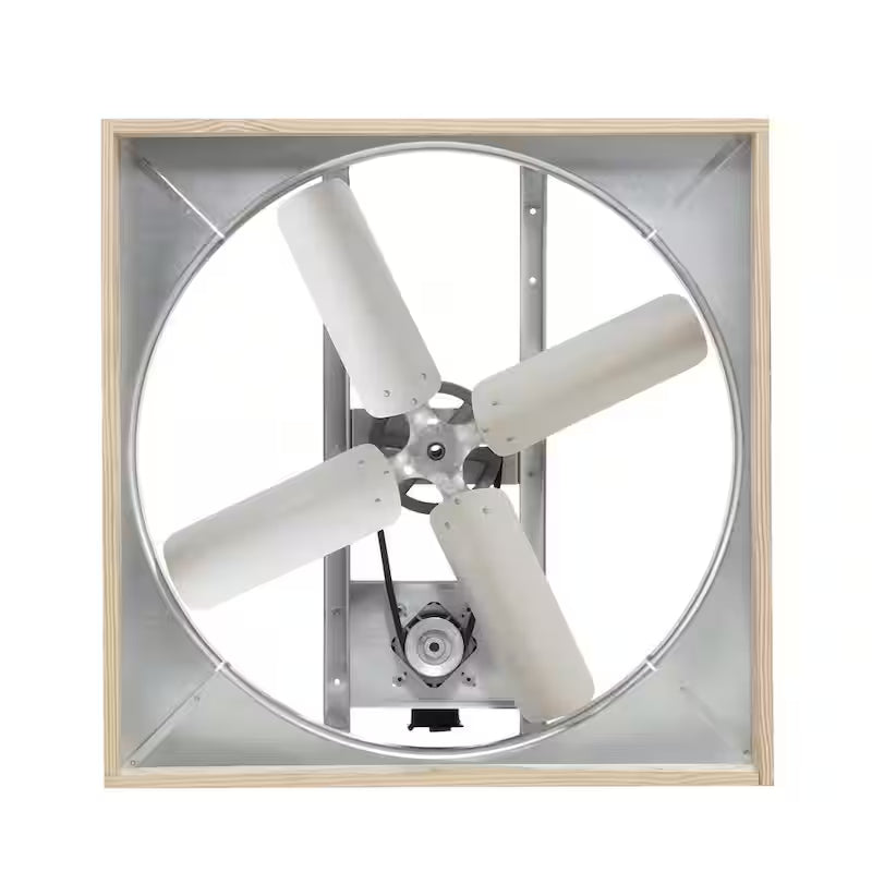 30 in. Belt Drive Whole House Fan with Shutter W7814