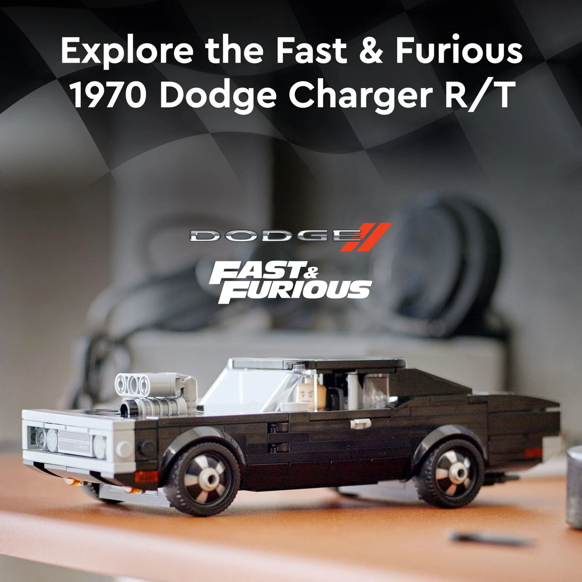 1970 Dodge Charger R/T Toy Car Model Kit V6952