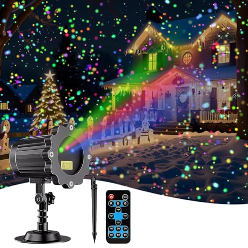 Laser Christmas Lights, 3 Color Laser Light Projector, Water Proof L898381