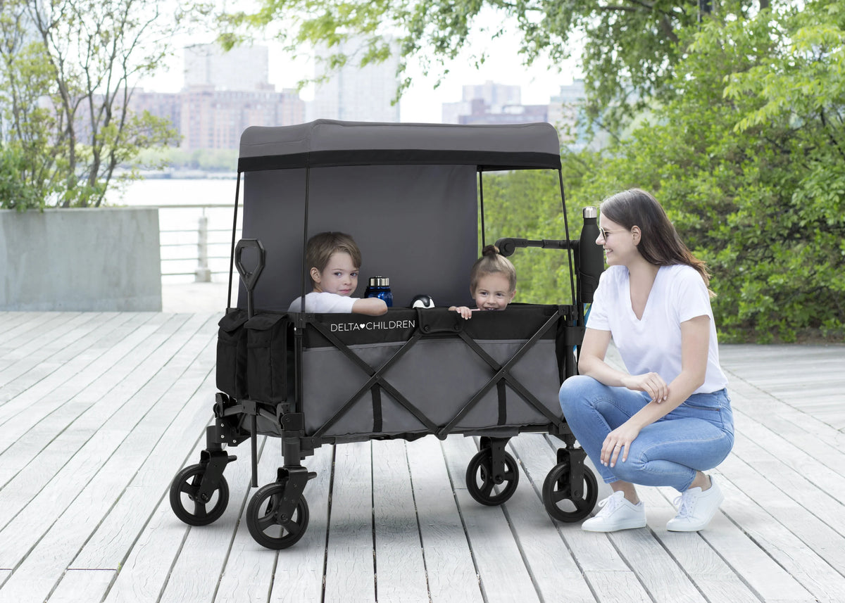 Grey/Black Stroller Wagon L482