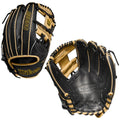 11.75 Baseball Glove Cross Web Black/Blonde Right Hand O8398