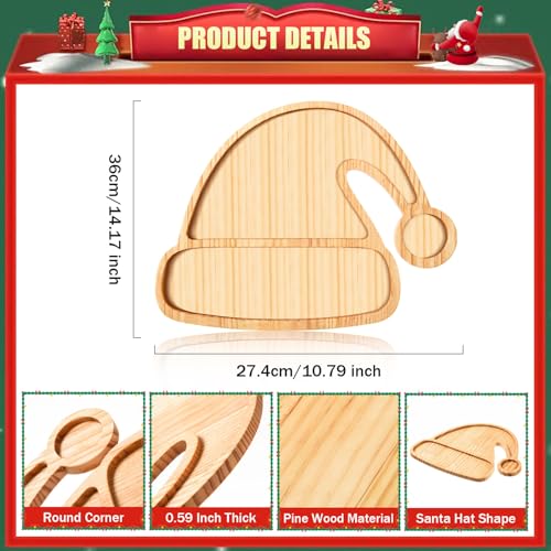 Wooden Christmas Tree Serving Tray G70488