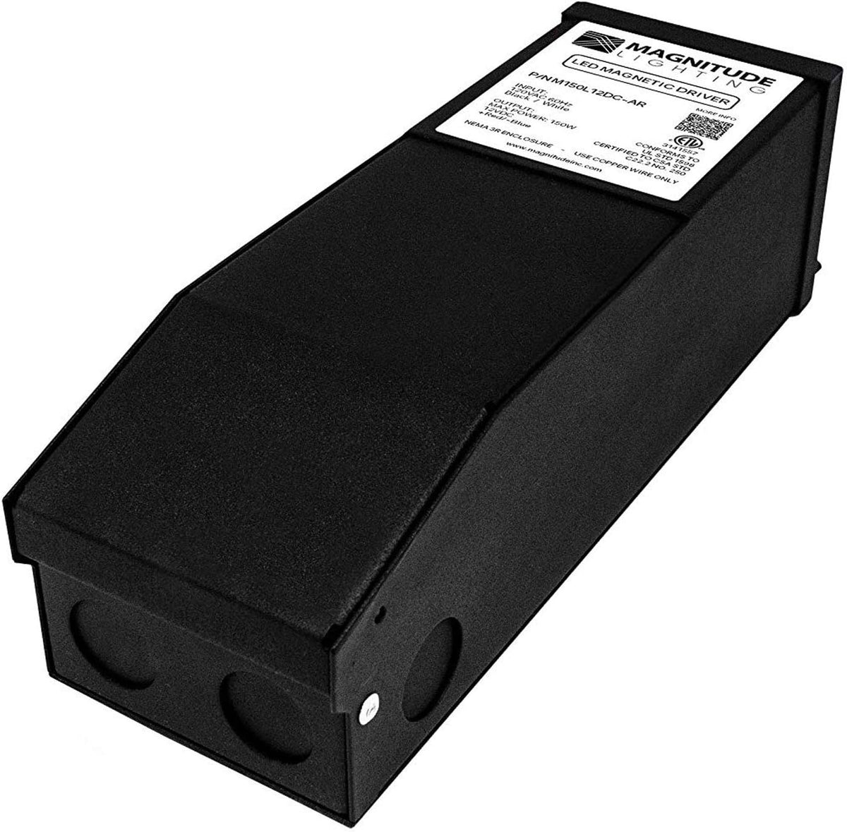 LED Dimmable Driver 150W (2.5A), Magnetic, 110V AC-24V DC Transformer, Low Voltage Power Supply R292761