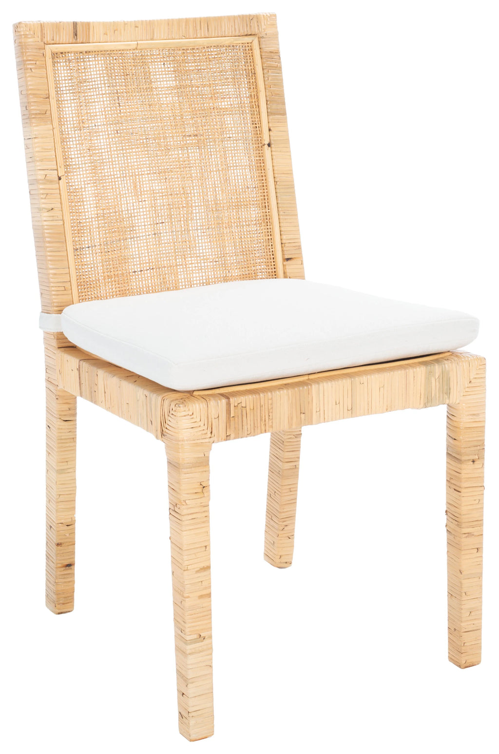Cane Dining Chair with Cushion, Set of 2 O5073