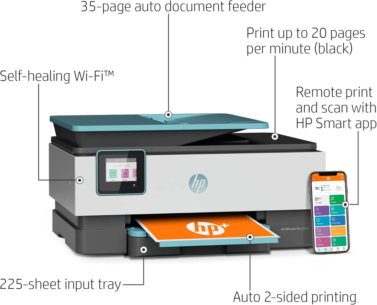 Renewed Wireless Color Inkjet All-in-One Printer J254