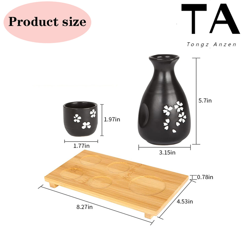 6pcs Ceramic Sake Set E517