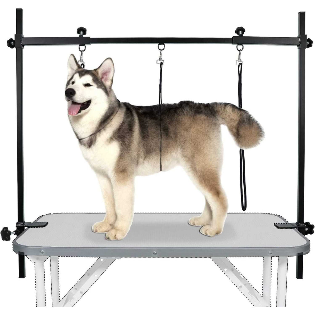 Dog Grooming Table Arm with 3 Noose and Clamp H89647