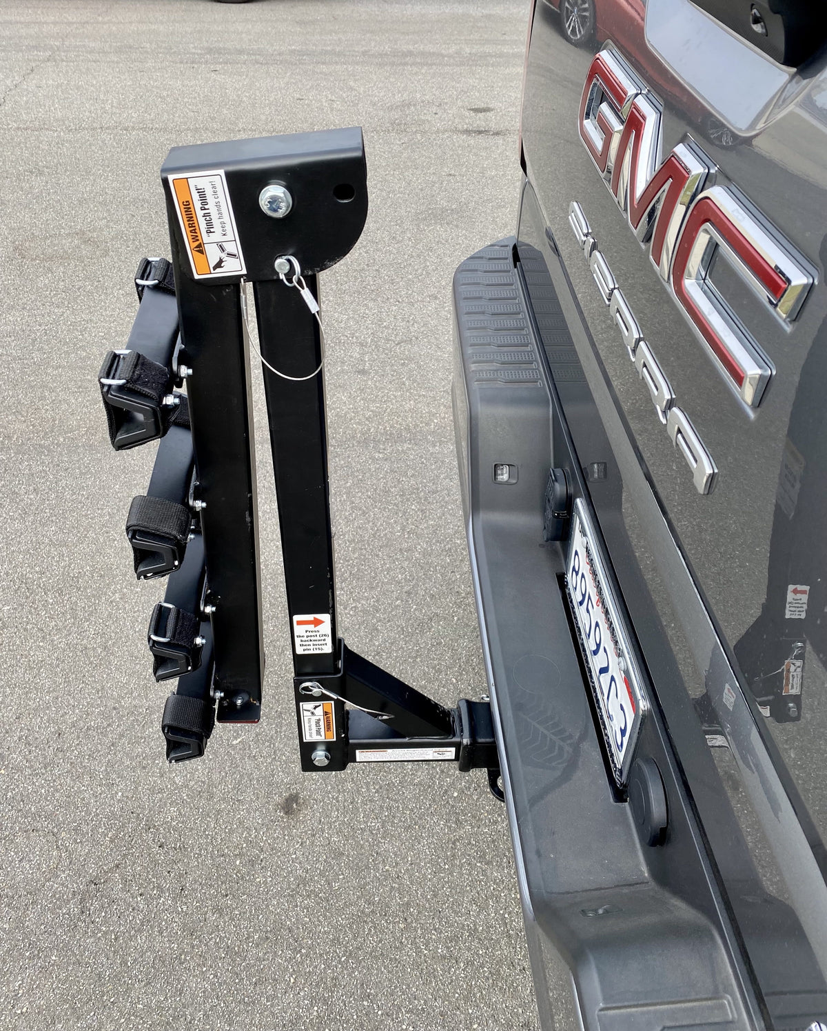 Hitch Mount 4-Bike Rack A381