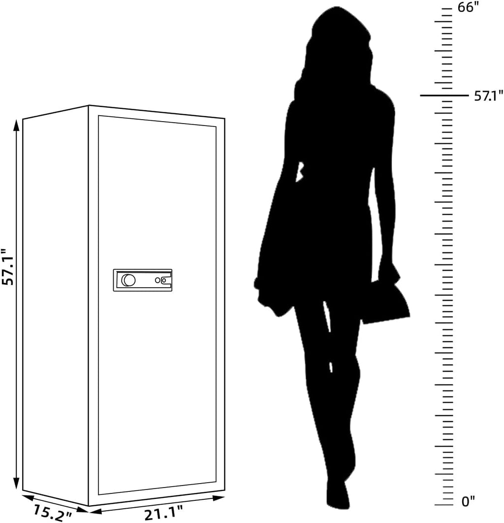 8-12 Gun Safe with Adjustable Shelves Q406708