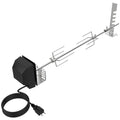 BBQ Rotisserie Grill Kit with 120V 4W Motor, 28" Spit Rod, 2 x 4 Forks I165166