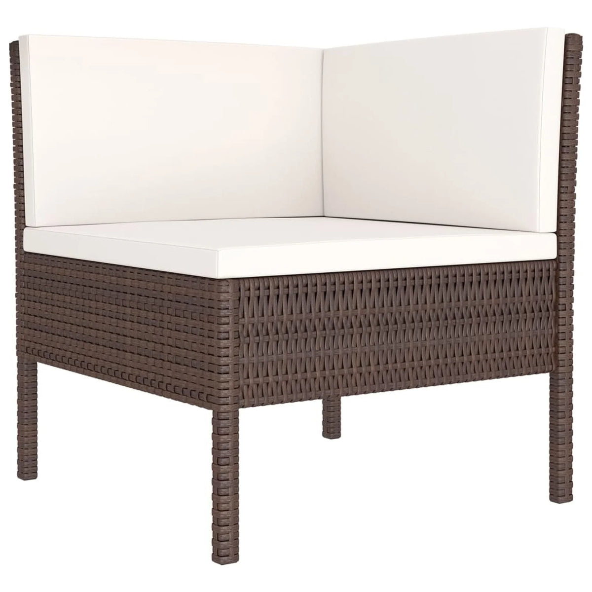 12 Piece Brown Poly Rattan Sectional Outdoor Furniture Set Z5140