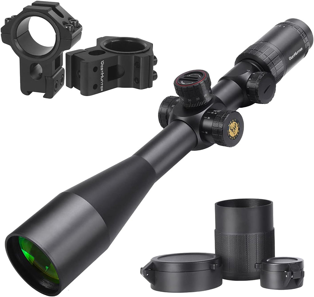 30 mm Tube First Focal Plane Illuminated Etched Glass Reticle Tactical 1/10 MIL Precision Shooting Scope F4043